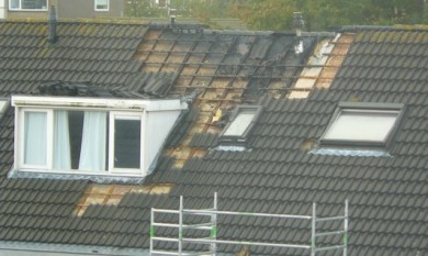 gevolg van blikseminslag gevolg van blikseminslag